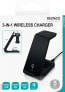 Фото #3 товара Deltaco 3-in-1 wireless charger stand 15 W 5 3 black