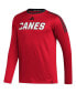 Фото #2 товара Men's Red Carolina Hurricanes AEROREADY® Long Sleeve T-shirt