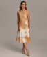 ფოტო #1 პროდუქტის Women's Halter-Neck Sleeveless Midi Dress