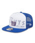 Фото #1 товара Men's White, Royal New York Giants Banger 9FIFTY Trucker Snapback Hat