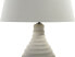 Lampa stołowa Beliani Lampka nocna porcelanowa beżowa TORMES