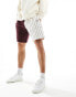 New Era Boston Red Sox panelled mesh shorts in burgundy exclusive to ASOS