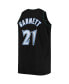 Фото #4 товара Men's Kevin Garnett Black Minnesota Timberwolves Big and Tall Hardwood Classics Jersey