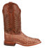Фото #1 товара Tony Lama Chocolate Vintage Ostrich Square Toe Cowboy Mens Brown Casual Boots E