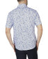 ფოტო #2 პროდუქტის Floral Paisley Knit Short Sleeve Shirt