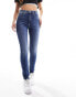 Фото #10 товара Calvin Klein Jeans high rise skinny jeans in mid wash