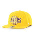Фото #3 товара Men's Yellow Los Angeles Lakers High Post Captain Snapback Hat
