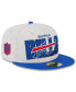 Men's Stone, Royal Buffalo Bills 2023 NFL Draft On Stage 59FIFTY Fitted Hat