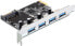 Фото #1 товара Kontroler Delock PCIe 2.0 x1 - 4x USB 3.0 (89297)