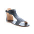 Фото #2 товара Bed Stu Sable F373039 Womens Black Leather Hook & Loop Strap Sandals Shoes 6