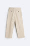 100% LINEN SUIT TROUSERS