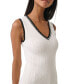 Фото #3 товара Women's Lace-Trim Sweater Tank Top