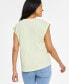 ფოტო #2 პროდუქტის Women's Embellished Cotton Top, Created for Macy's