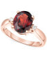 Фото #1 товара Кольцо Macy's Rhodolite Garnet & Diamond