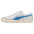 Фото #3 товара Puma Basket Vtg Lace Up Mens Beige, Blue, White Sneakers Casual Shoes 374922-16