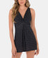 ფოტო #1 პროდუქტის Pin-Point Marais Allover Slimming Swimdress