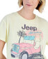 Фото #3 товара Juniors' Jeep Short-Sleeve Graphic T-Shirt