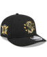 Фото #1 товара Men's Black Seattle Mariners 2024 Armed Forces Day Low Profile 9FIFTY Snapback Hat