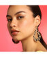 ფოტო #2 პროდუქტის Women's Cheetah Drop Earrings