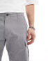 Jack & Jones 2 pack cargo shorts in grey & khaki