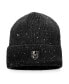 ფოტო #1 პროდუქტის Men's Black Vegas Golden Knights Authentic Pro Rink Pinnacle Cuffed Knit Hat