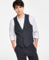 Фото #1 товара Men's Slim-Fit Wool Suit Vest, Created for Macy's