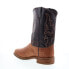 Фото #6 товара Abilene Boots 6750 Mens Brown Leather Slip On Cowboy Western Boots