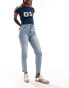 Фото #1 товара Pull&Bear comfort mom jean in light blue