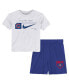 ფოტო #1 პროდუქტის Toddler Boys and Girls Chicago Cubs Authentic Collection T-Shirt Shorts Set