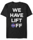 NASA Men's We Have Lift Off Text Short Sleeve T-shirt