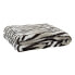 Фото #1 товара Одеяло DKD Home Decor Дикий 150 x 200 x 2 cm Чёрный Серый Белый Колониальный
