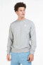 Фото #1 товара M Nsw Club Crw Ft Erkek Gri Pamuklu Sweatshirt