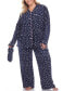 Фото #2 товара Пижама White Mark Plus Size Pajama