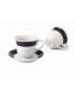 Фото #3 товара 8 Piece 8oz Tea or Coffee Cup and Saucer Set, Service for 4