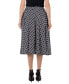 ფოტო #2 პროდუქტის Women's Diamond Print A-Line Midi Skirt
