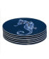 Фото #2 товара Sea Life Set of 6 Salad Plate 9", Service For 6