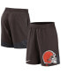 ფოტო #1 პროდუქტის Men's Brown Cleveland Browns Stretch Performance Shorts