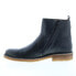 Fly London Riky RIKY039FLY-002 Mens Black Leather Slip On Casual Dress Boots 42