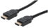 Фото #1 товара Manhattan HDMI Cable with Ethernet - 8K@60Hz (Ultra High Speed) - 3m - Male to Male - Black - 4K@120Hz - Ultra HD 4k x 2k - Fully Shielded - Gold Plated Contacts - Lifetime Warranty - Polybag - 3 m - HDMI Type A (Standard) - HDMI Type A (Standard) - 3D - 48 Gbit/s