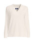 Фото #1 товара Women's Cashmere Vneck Pullover Sweater