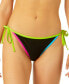 Фото #1 товара Juniors' Side-Tie Hipster Bikini Bottoms, Created for Macy's