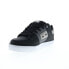 Фото #8 товара DC Pure 300660-KWA Mens Black Leather Lace Up Skate Inspired Sneakers Shoes