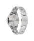 ფოტო #3 პროდუქტის Unisex Three Hand Edition Three Silver-Tone Stainless Steel Bracelet Watch 41mm