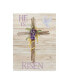 Kathleen Parr Mckenna Easter Blessing Saying III with Cross V2 Canvas Art - 15" x 20"