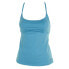 Фото #1 товара Nike 264142 Women's Cross-Back Tankini Top Swimwear Blue Size Small