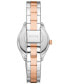 Women's Rye Three-Hand Date Two-Tone Stainless Steel Watch, 30mm