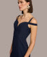Фото #5 товара Women's Sweetheart-Neck Cold-Shoulder Gown