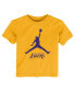 Фото #3 товара Toddler Boys and Girls Gold Los Angeles Lakers Essential Jumpman T-Shirt