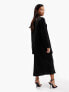 Фото #2 товара ASOS DESIGN Petite long line perfect blazer in black