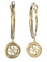 4G Loop Gold Plated Hoop Earrings JUBE02285JWYGBKT/U